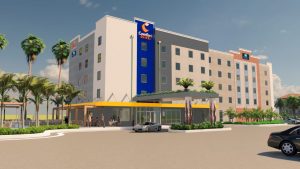 Rendering of the Luckett Landing hotel in Fort Myers, Florida